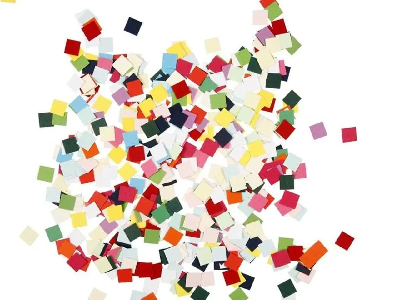 Billede 1 - Kartonmosaik, kvadratisk, str. 10x10 mm, 180g/ 1 pk.