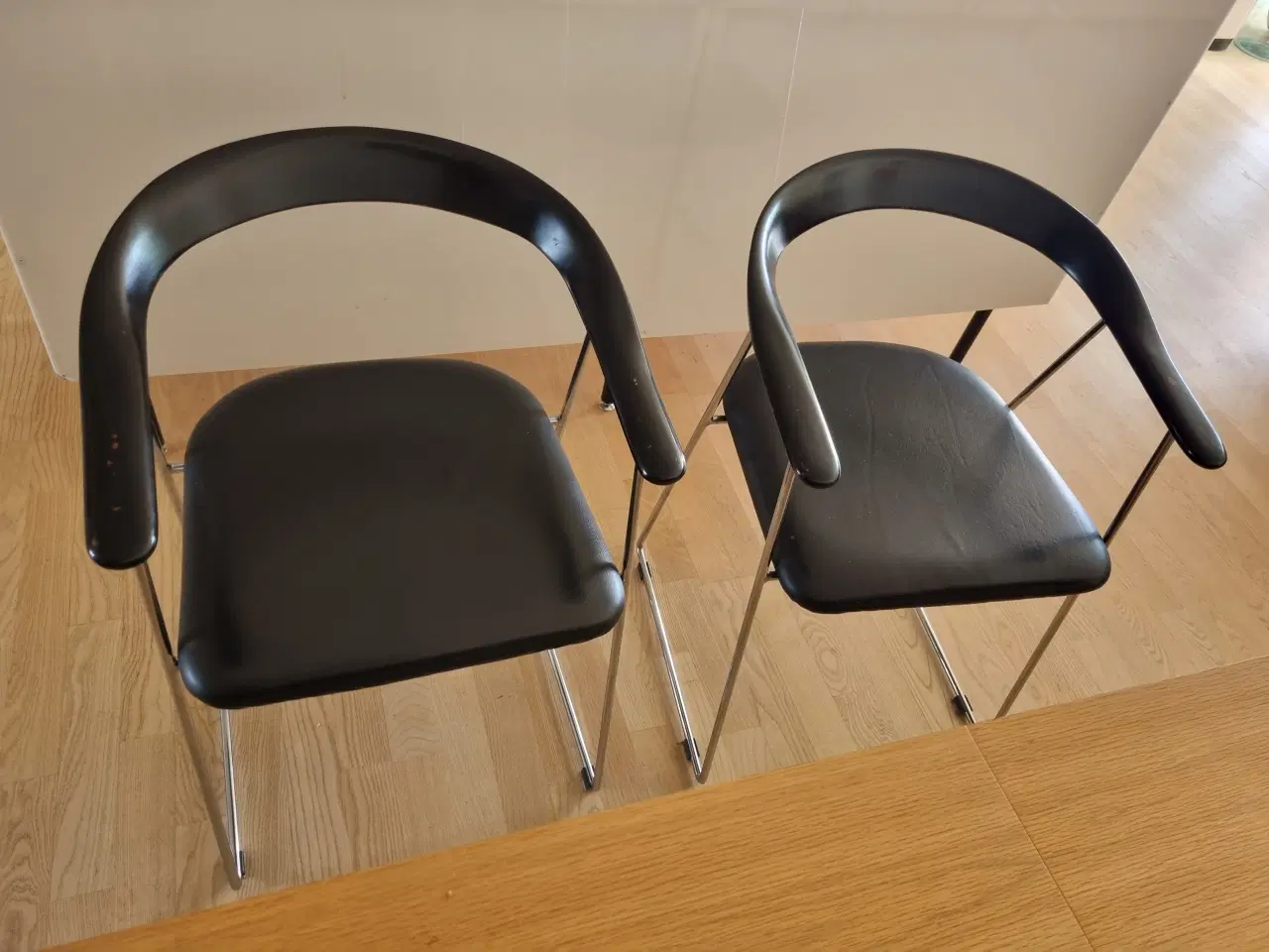 Billede 2 - Spisebordsstole 6 stk Ansager Armchairs 1980