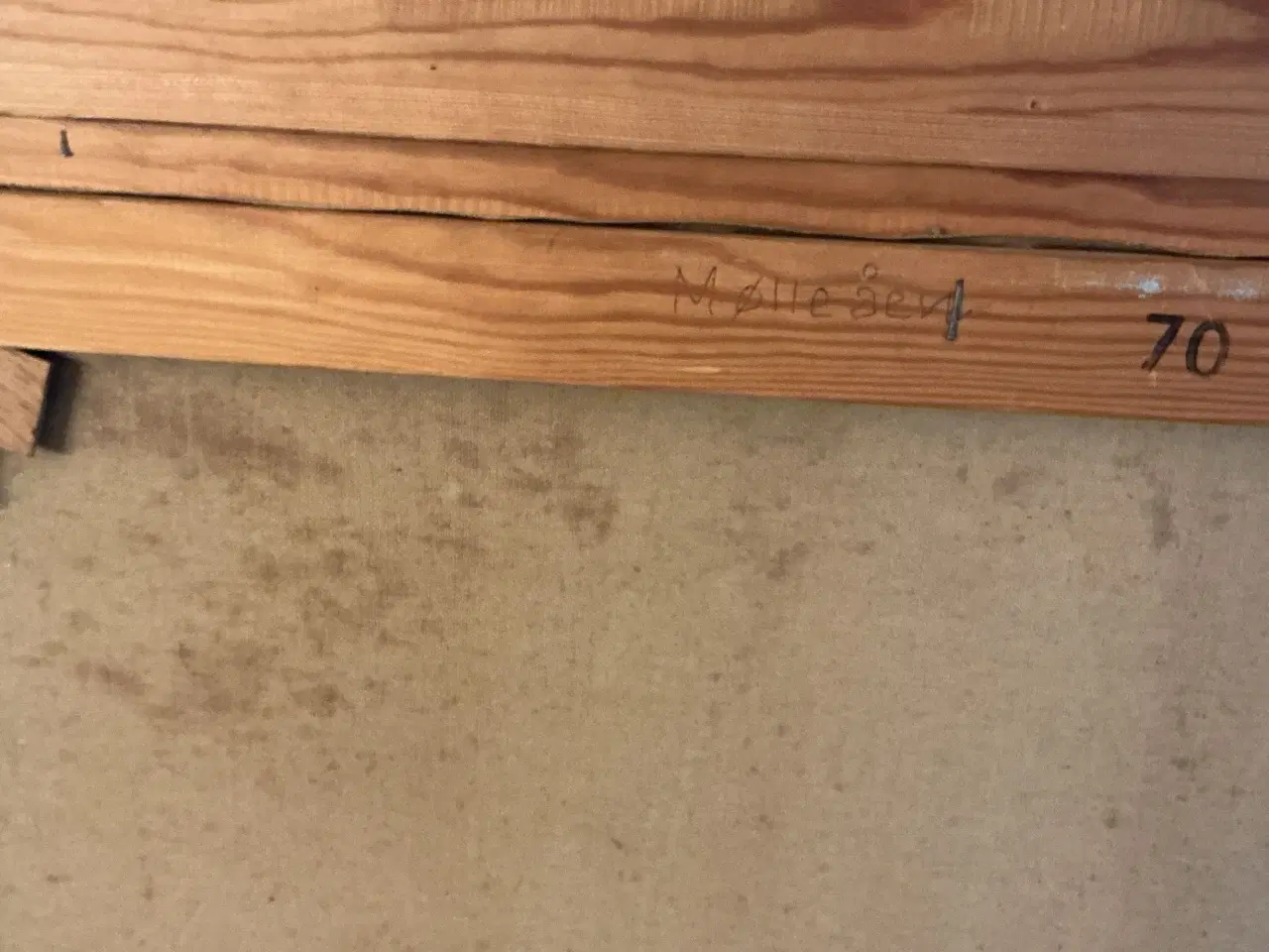 Billede 4 - Oliemaleri af Karl Wolf: Smukt Motiv fra Mølleåen 