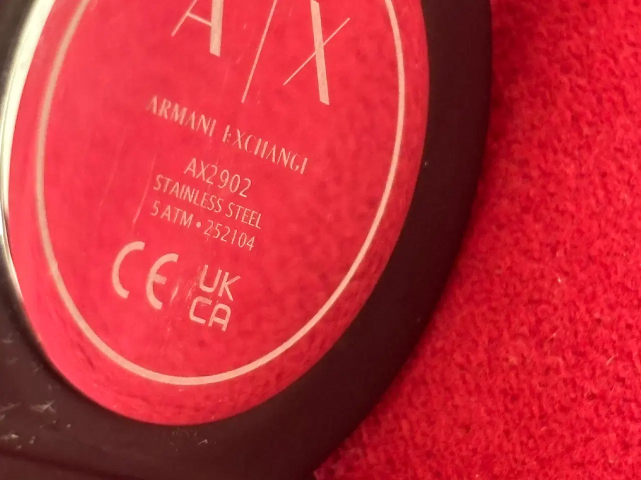 Billede 5 - Armani Exchange Batteri-Ur Sort Rustfrit Stål