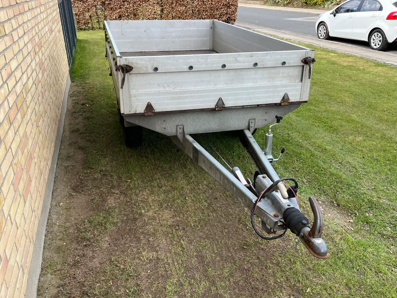 Billede 5 - Boggietrailer med nedfældige sider