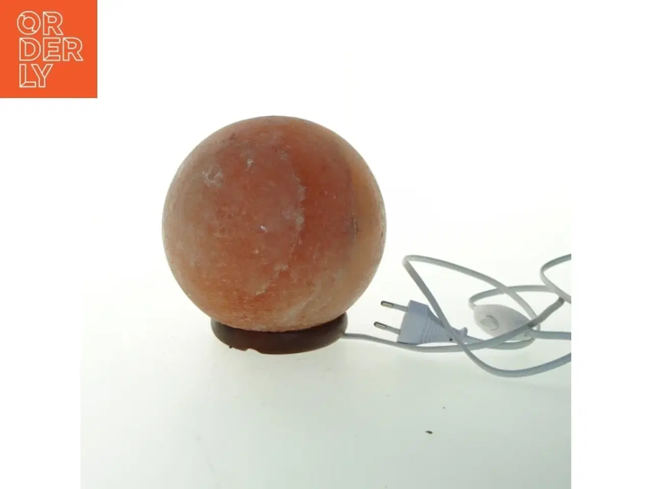 Billede 1 - Krystal lampe (str ca 17,5 x 15,5 cm - vægt ca 4 kg)