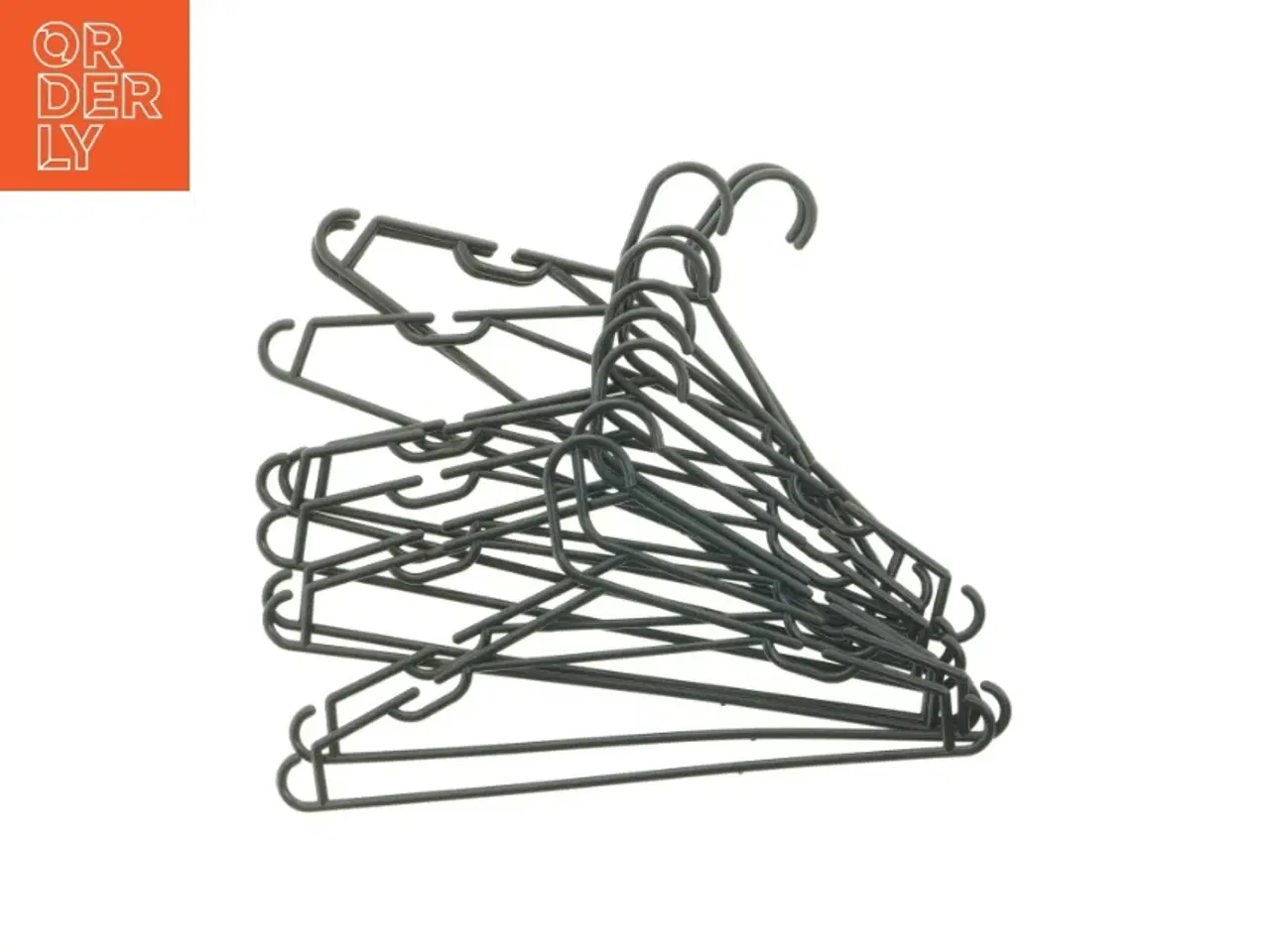 Billede 2 - Sorte plastikbøjler (str. 42 x 20 cm)