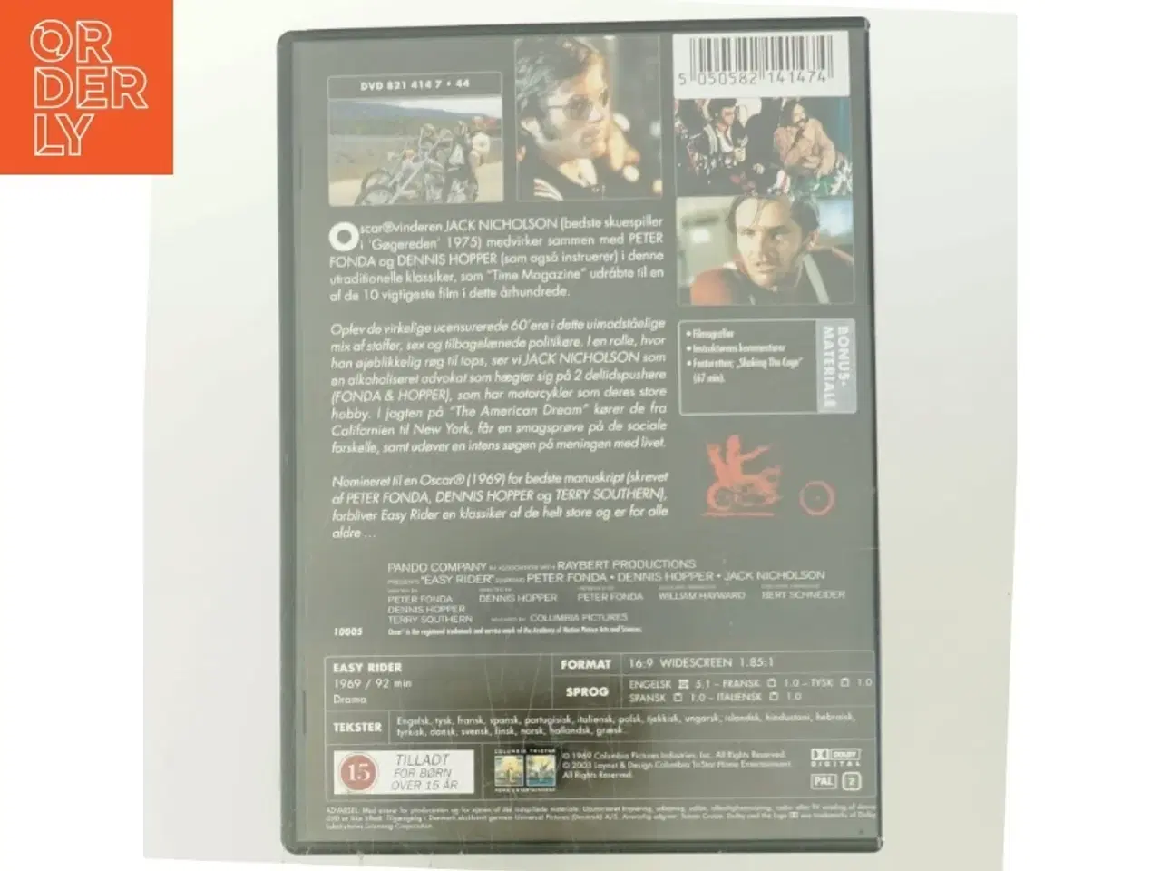 Billede 3 - Easy Rider med Peter Fonda (DVD)
