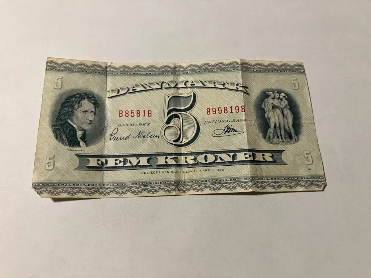 Billede 1 - 5 Kroner B8 1958