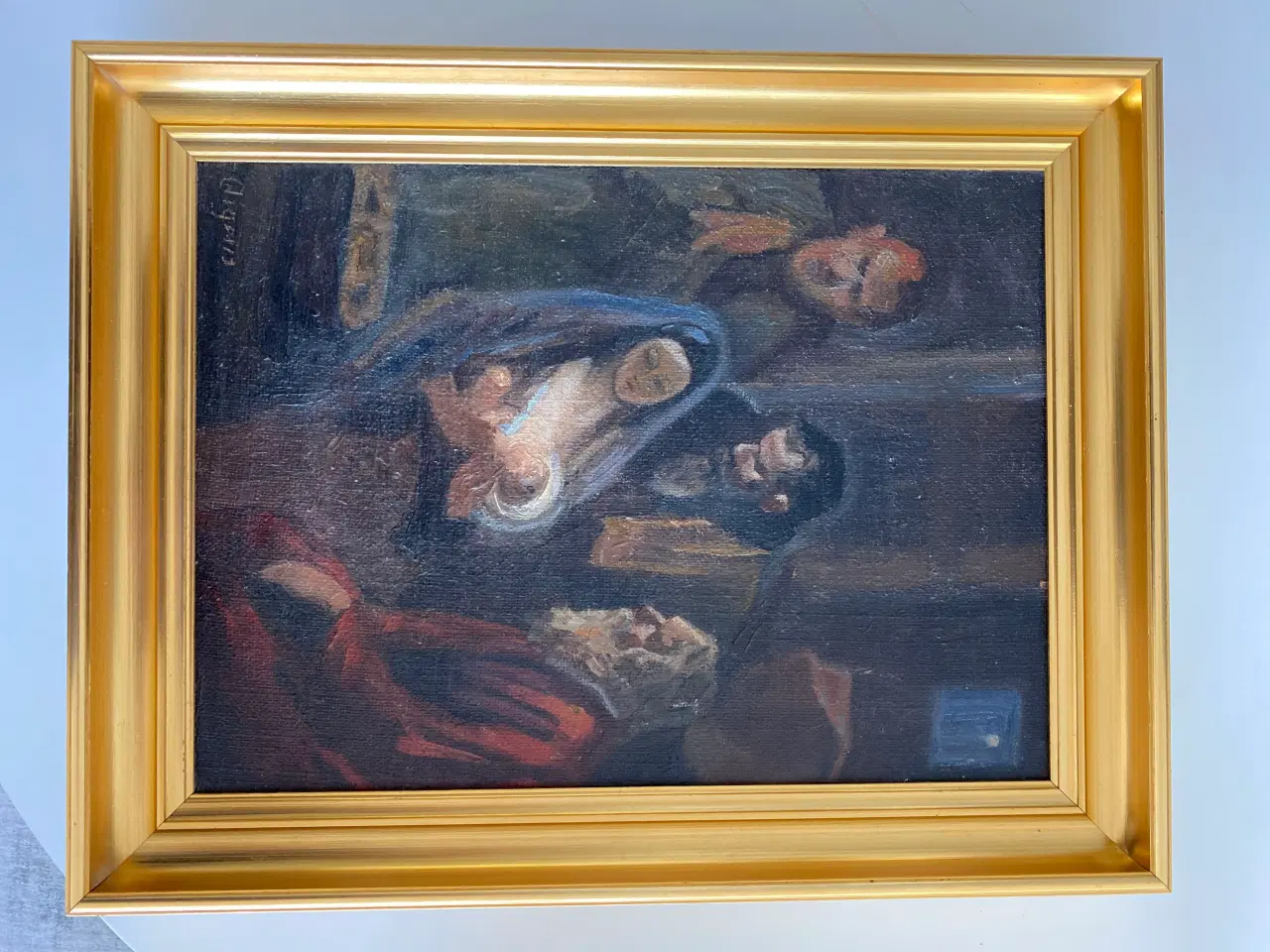 Billede 1 - Olie maleri af Chr. Aigens
