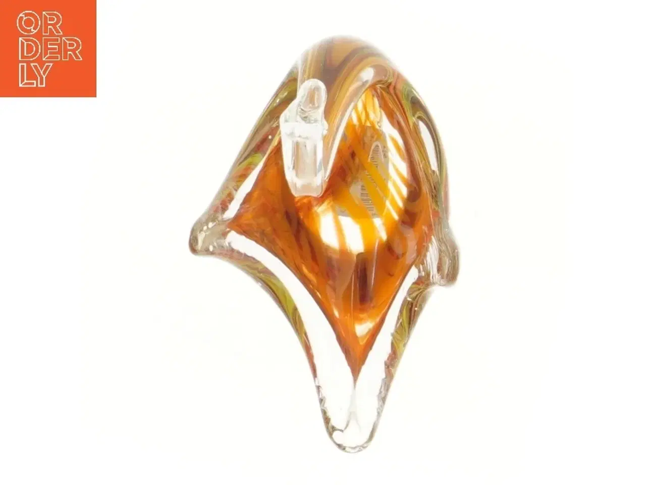 Billede 2 - Glasfigur med flerfarvet design (str. 18x12x16 cm)