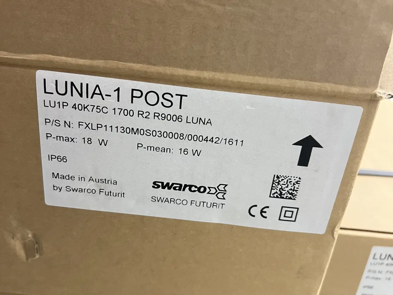 Billede 5 - Swarco Lunia 1 LED Post Lampe / Gadelampe 