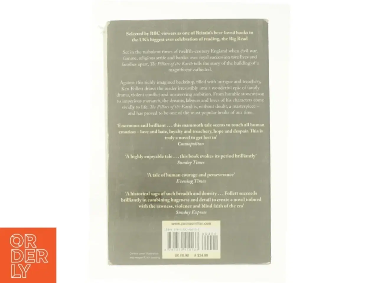 Billede 2 - The Pillars of the Earth af Ken Follett (Bog)
