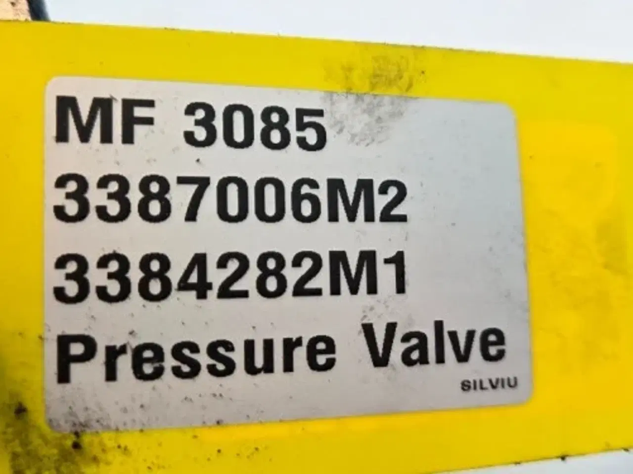 Billede 17 - Massey Ferguson 3085 Trykventil 3387006M2