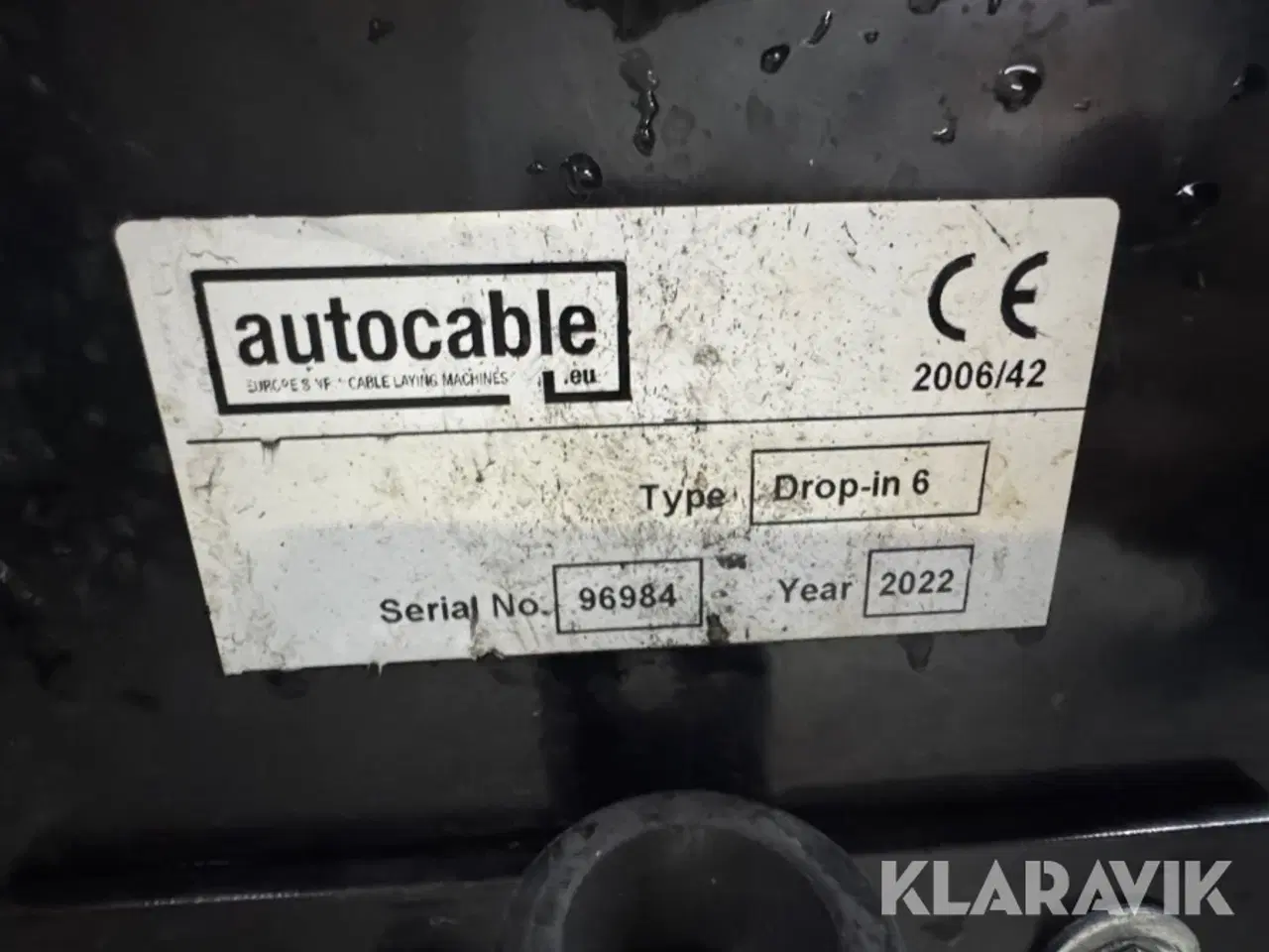 Billede 5 - Kabelnedlægger Autocable Drop-in 6