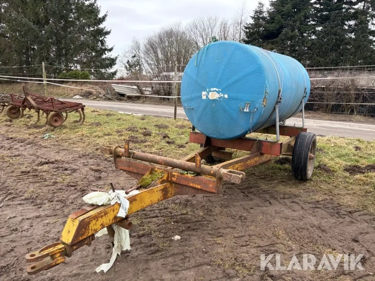 Billede 1 - Glasfiber Tank på vogn Modo-Tønden