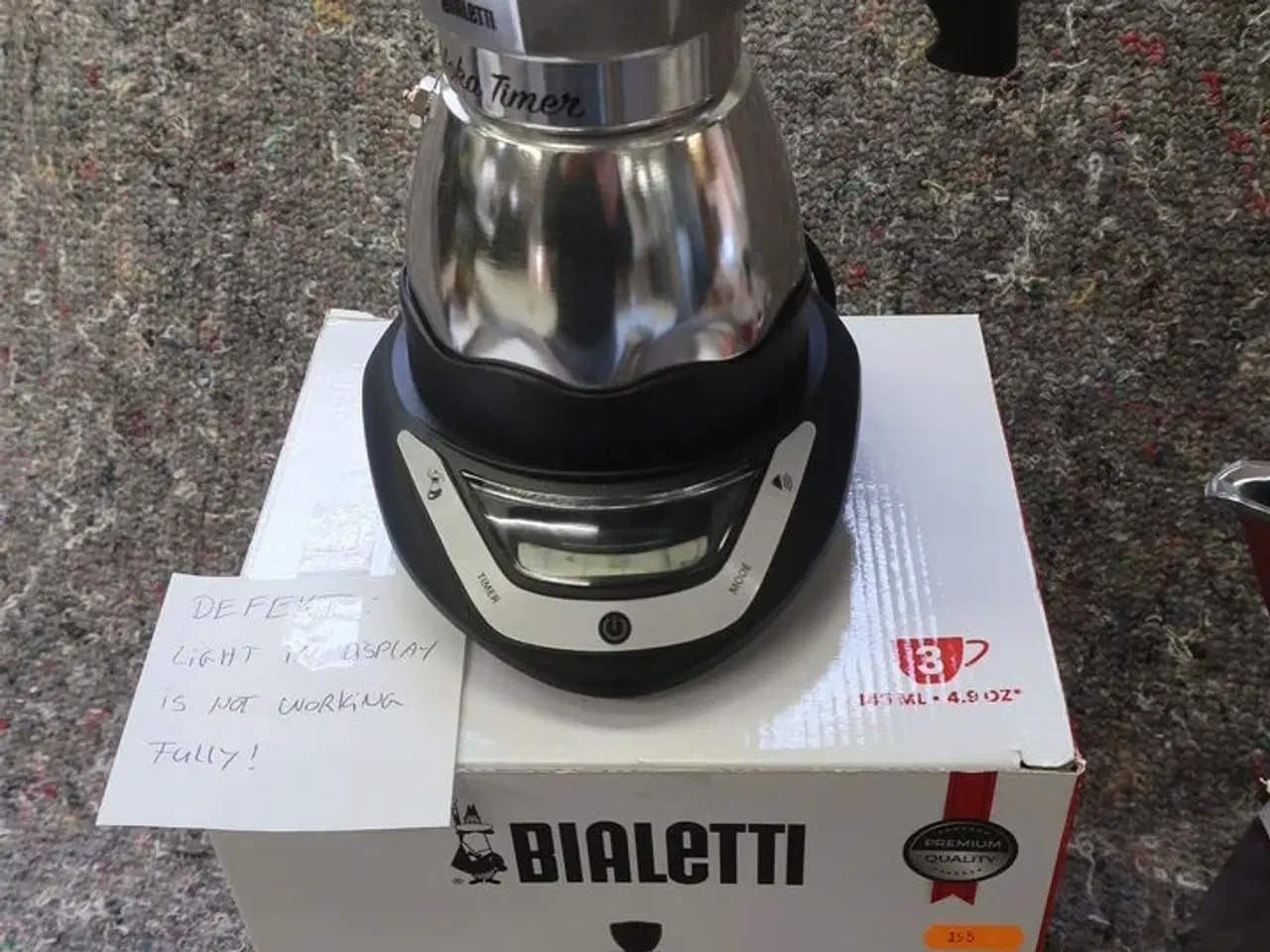 Billede 1 - Moka Timer, espressokande, mælkeskummer, pakn.sæt  BIALETTI
