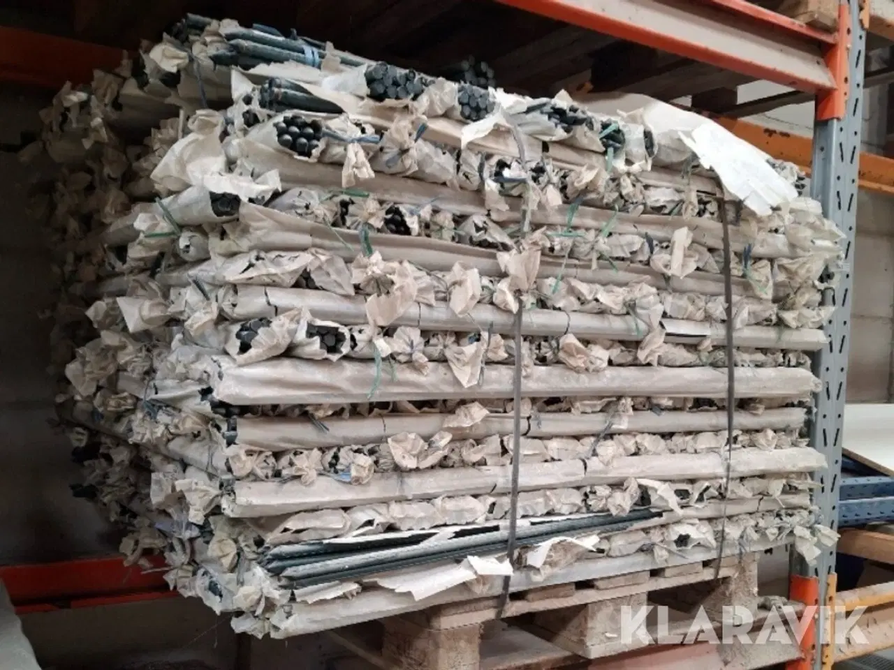 Billede 2 - Plantepæle med grøn plast belagt med metal - 500 styk