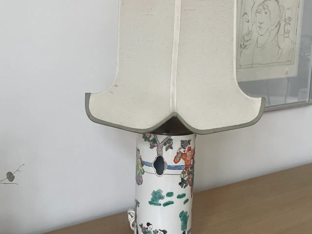 Billede 3 - Kinesisk bordlampe