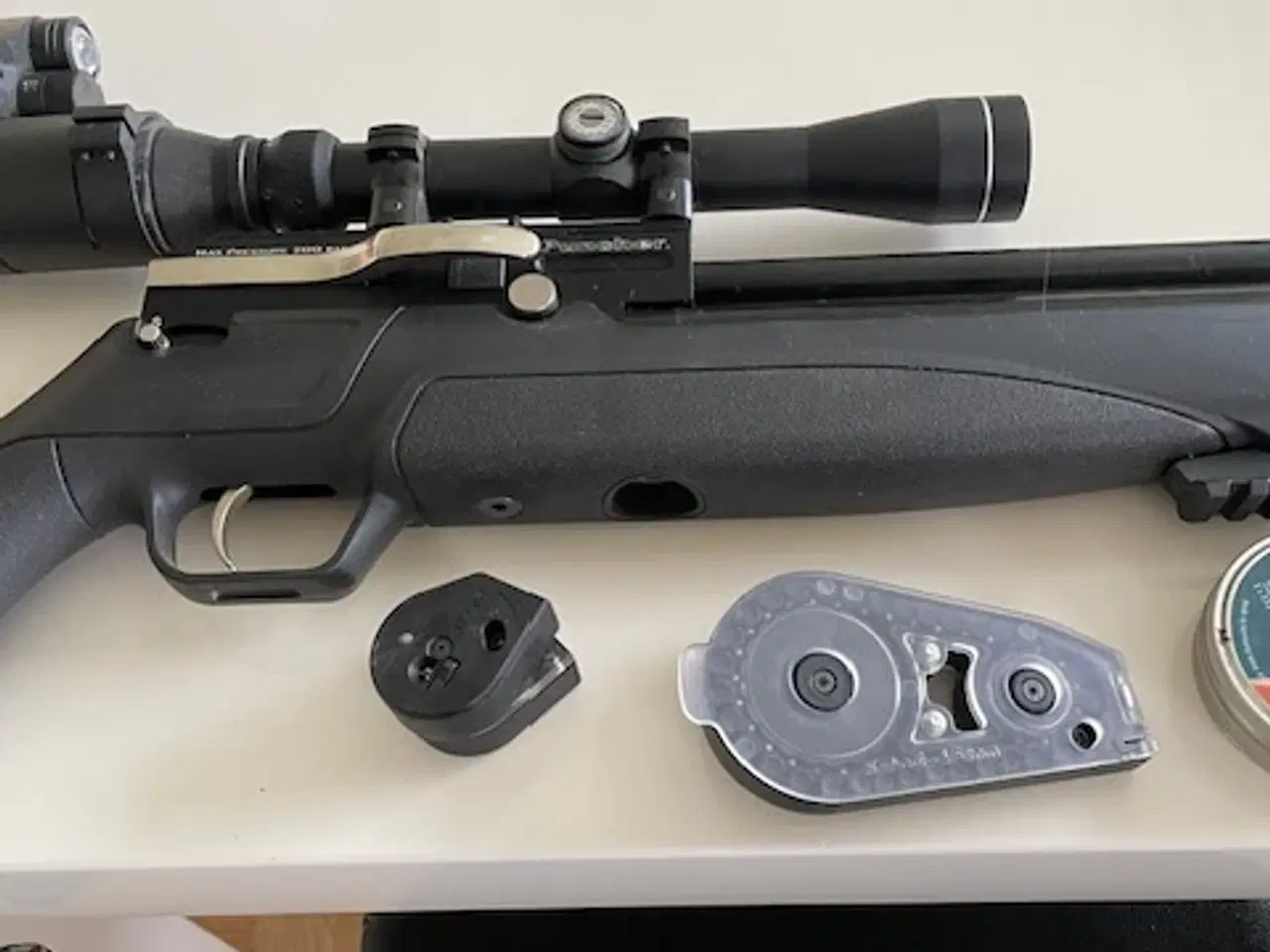 Billede 2 - Karl Arms PCP 4,5 Med lyddæmper og  natkikkert