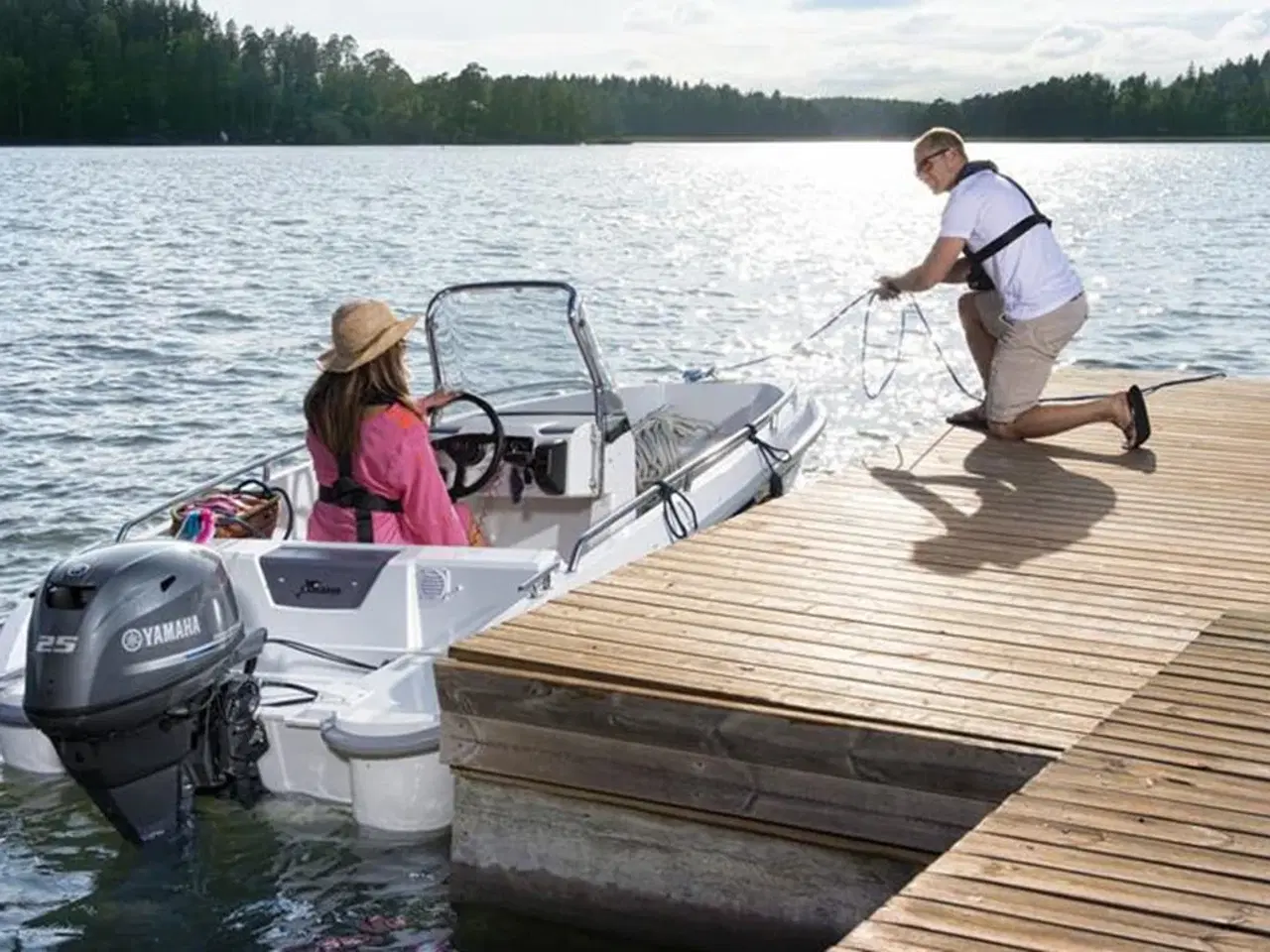 Billede 3 - Yamaha 25 HK 4Takt Påhængsmotor.