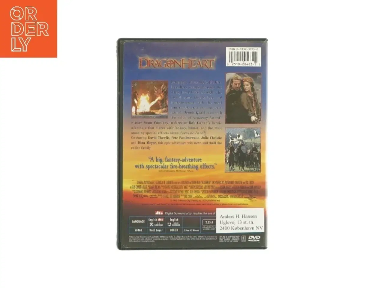 Billede 2 - Dragonheart (DVD)