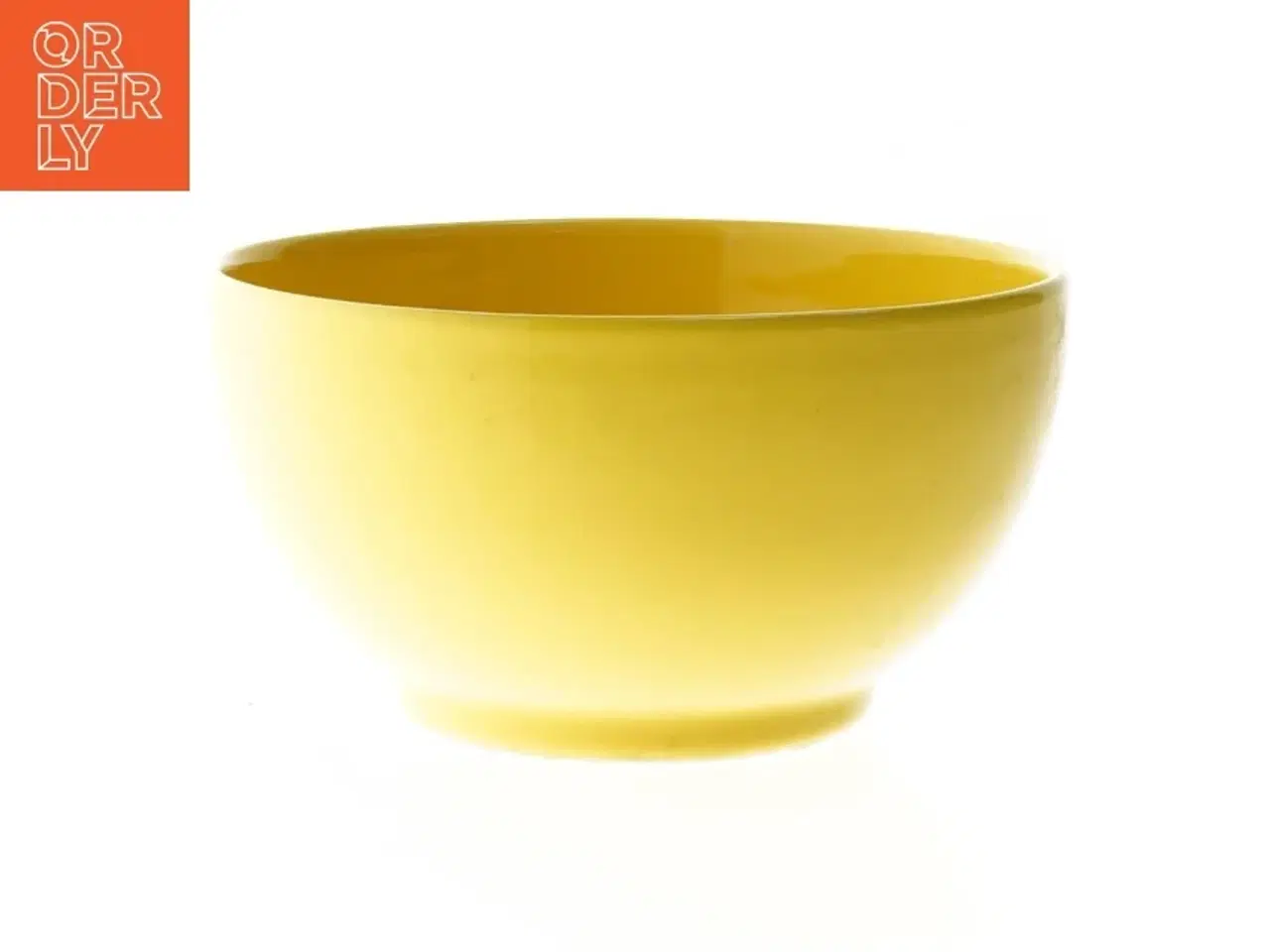 Billede 1 - Gul skål (str. Ø 14 cm)