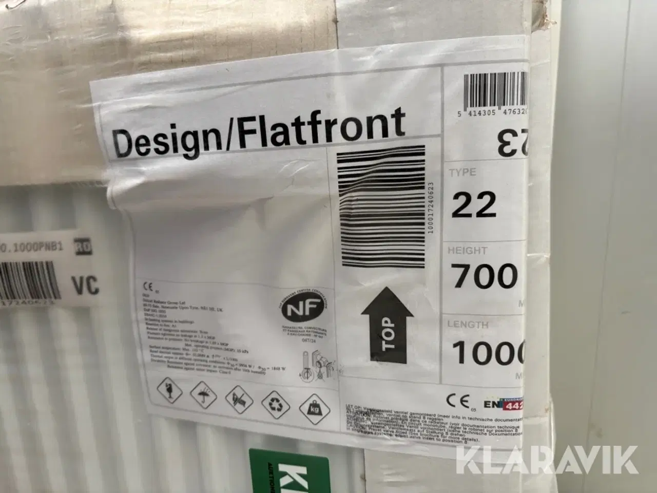 Billede 3 - Radiatorer Henrad Flatfront 22 - 3 styk