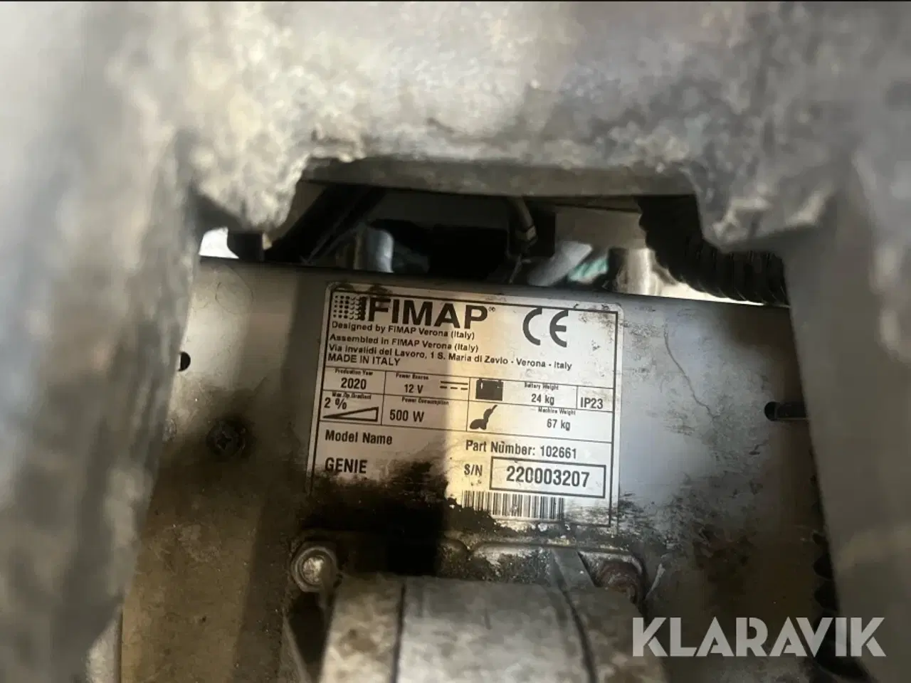 Billede 12 - Gulvvasker/Gulvvaskemaskine Fimap Ginie