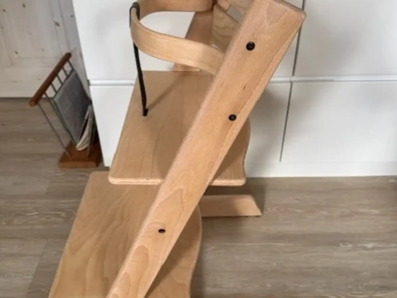 Billede 4 - Trip Trap Højstol i Massiv Bøg Lys Natur.