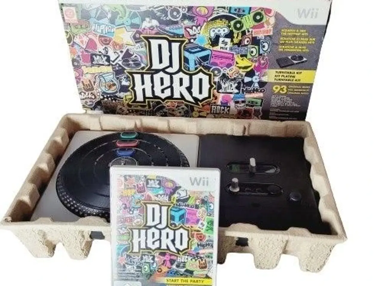 Billede 1 - ⭐️- Wii: DJ Hero Spil og Turntable i emballage
