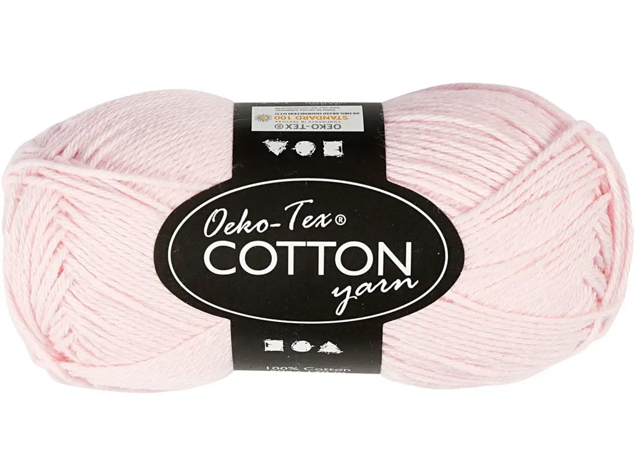 Billede 1 - Bomuldsgarn, 8/4, L: 170 M, støvet rosa, 50g/ 1 ngl.