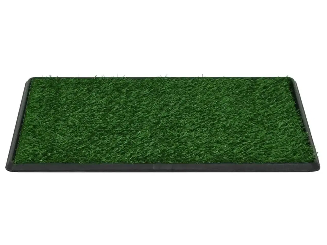 Billede 6 - Kæledyrstoilet med bakke og kunstgræs 76x51x3 cm grøn