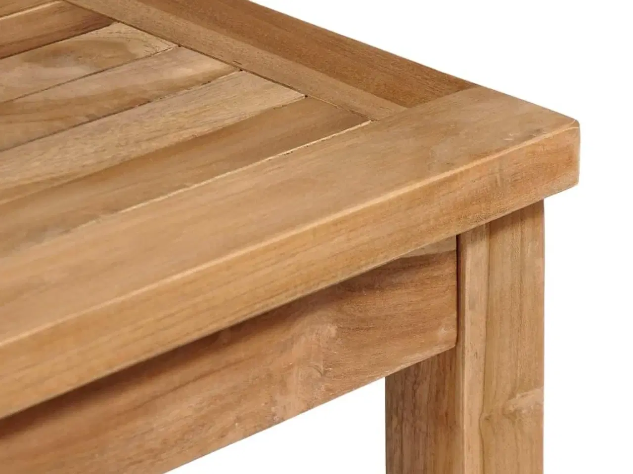 Billede 3 - Havebord 80x80x77 cm massivt teaktræ