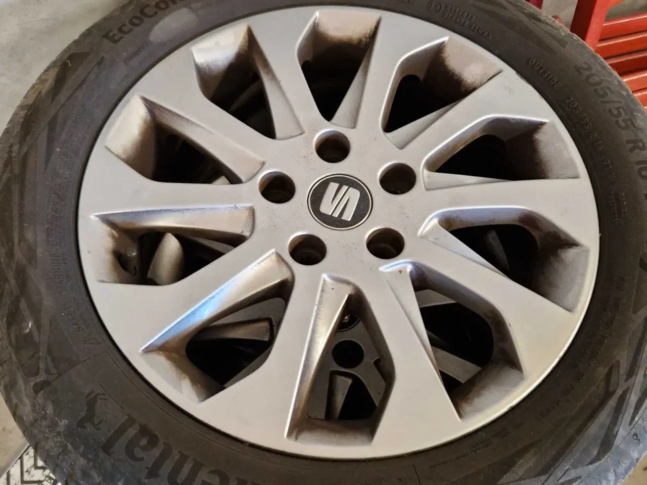 Billede 1 - 16" alufælge med sommerdæk 