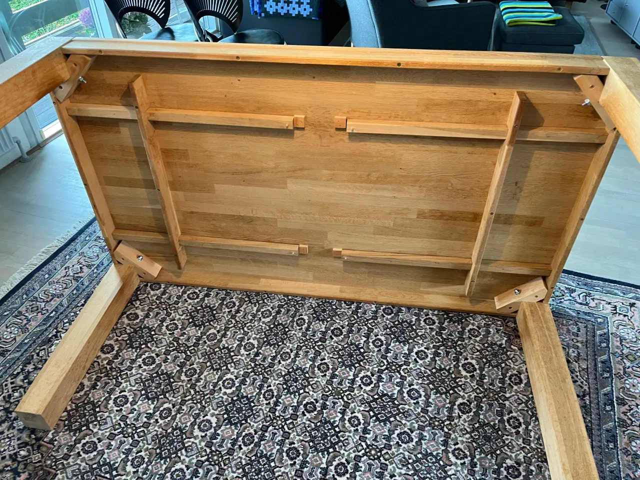 Billede 3 - Spisebord massiv eg