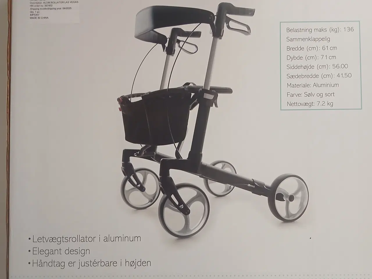 Billede 1 - Rolator Las Vegas 