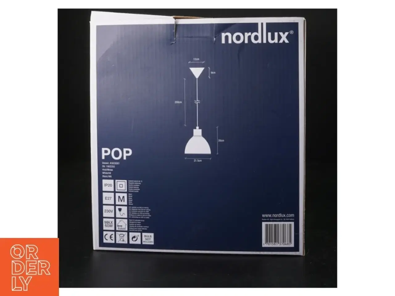 Billede 2 - POP Pendel fra Nordlux (str. Diameter 21,5 cm, højde 20 cm)