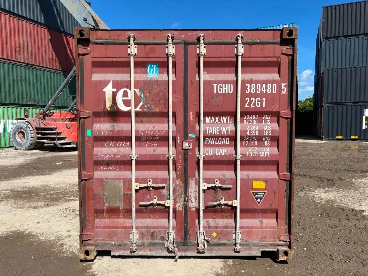 Billede 1 - 20 fods Container- Står i Hvidovre
