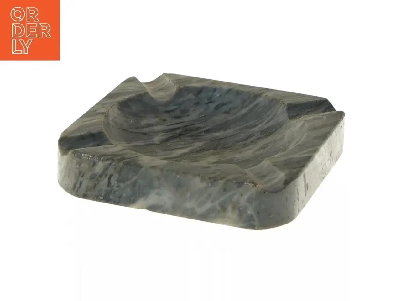 Billede 1 - Marmor askebæger (str. 13,5x13,5 cm)
