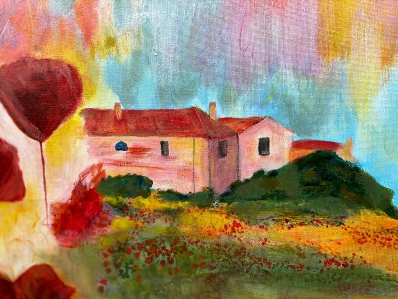 Billede 2 - Maleri original Toscana 60x80cm