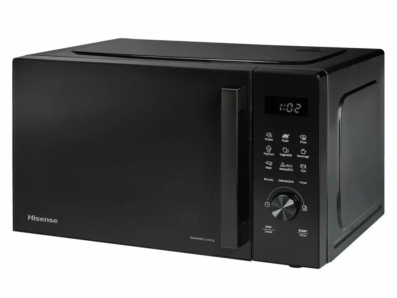 Billede 3 - Mikrobølgeovn Hisense H20MOBP1HI 20 L - Sort, 700 W