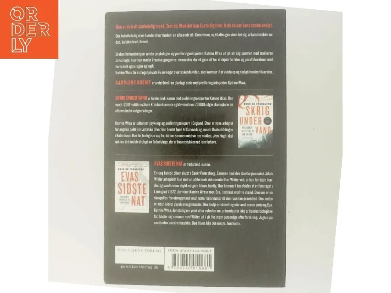 Billede 3 - Djævlens ansigt af Jeanette Øbro Gerlow (Bog)