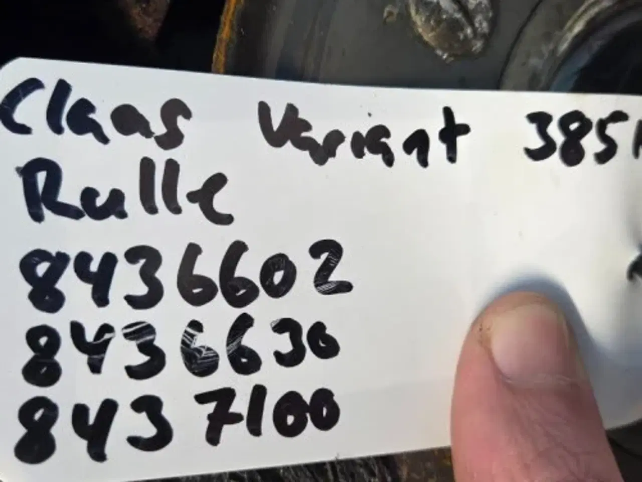 Billede 2 - Claas Variant 385 Rulle 8436602