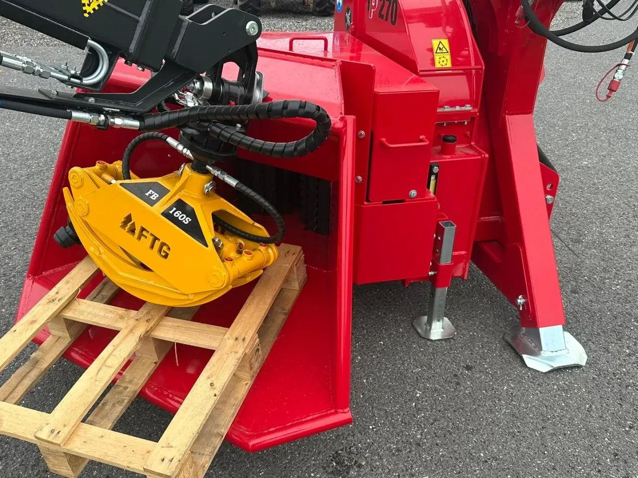 Billede 5 - TP TP 270 K Flishugger med kran