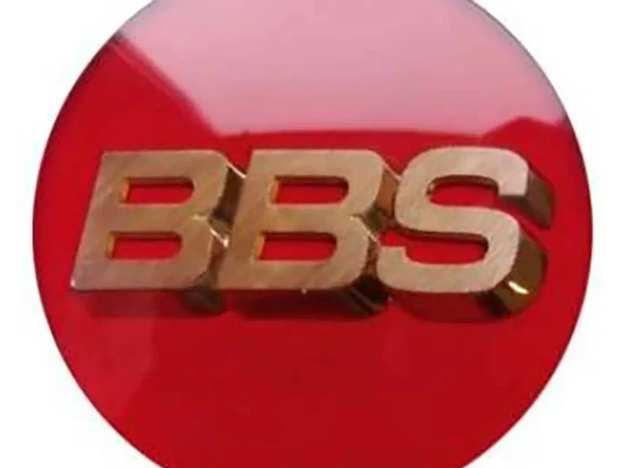 Billede 1 - BBS centerkapsel ø56 gold/rød (56.24.100)