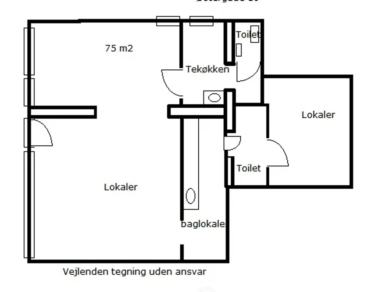 Billede 19 - Salon. butik. kontor eller anden form  for erhverv. Centralt beliggende nær Store Torv Hobro.