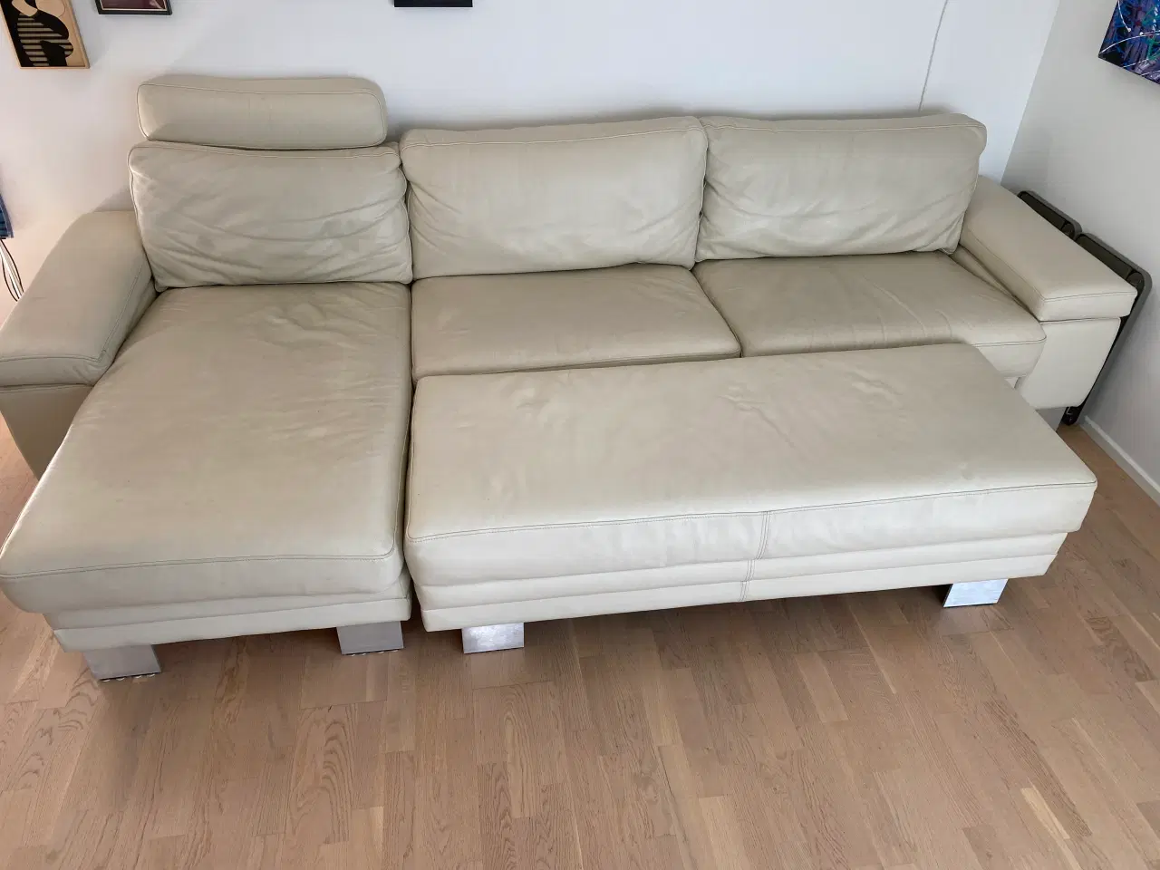 Billede 3 - Lædersofa
