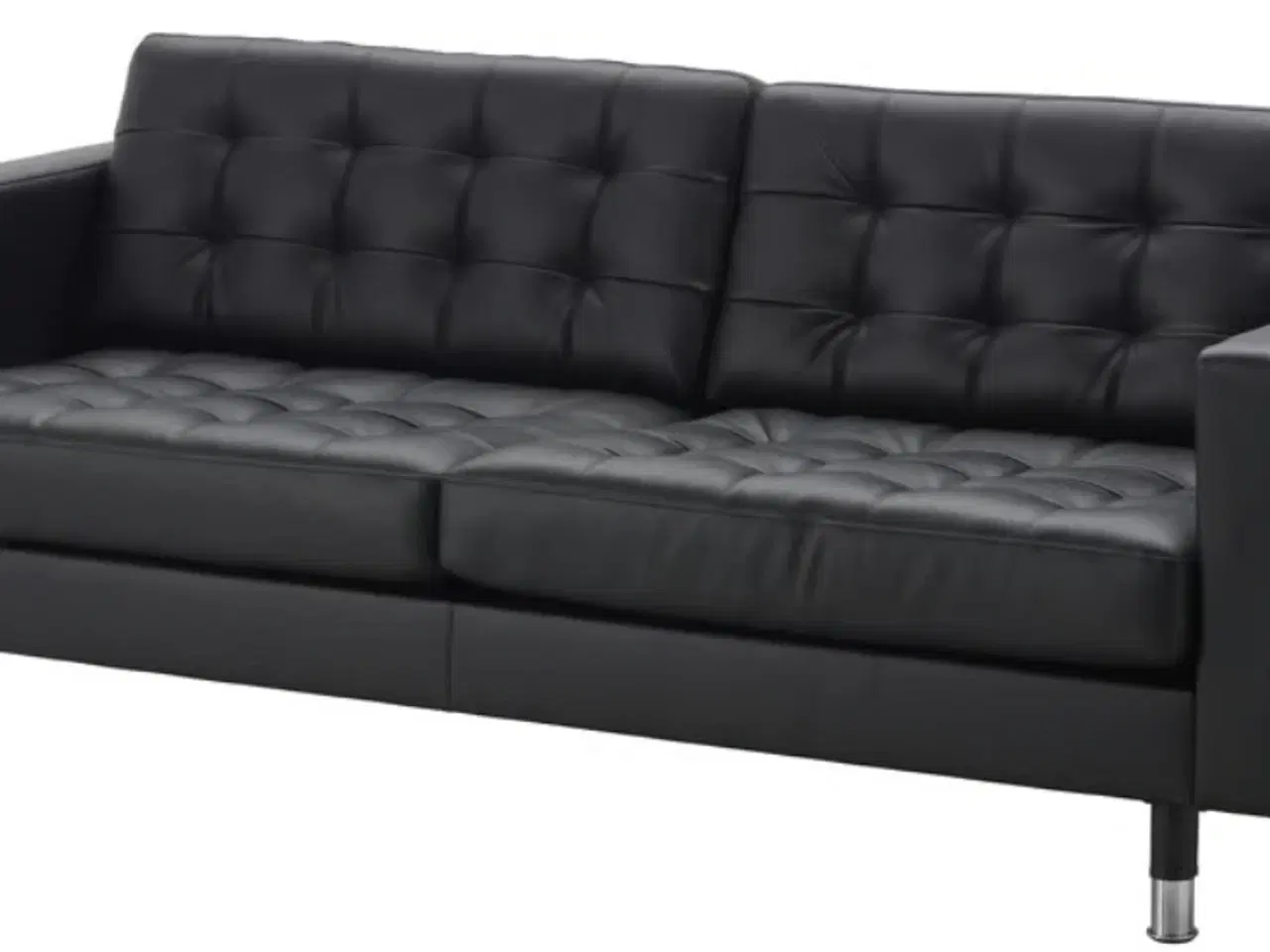 Billede 2 - Lædersofa 3-pers. (IKEA / Ny pris: 6.900 kr)
