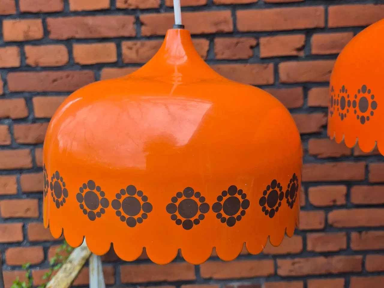 Billede 3 - Smukke orange Markise-lamper