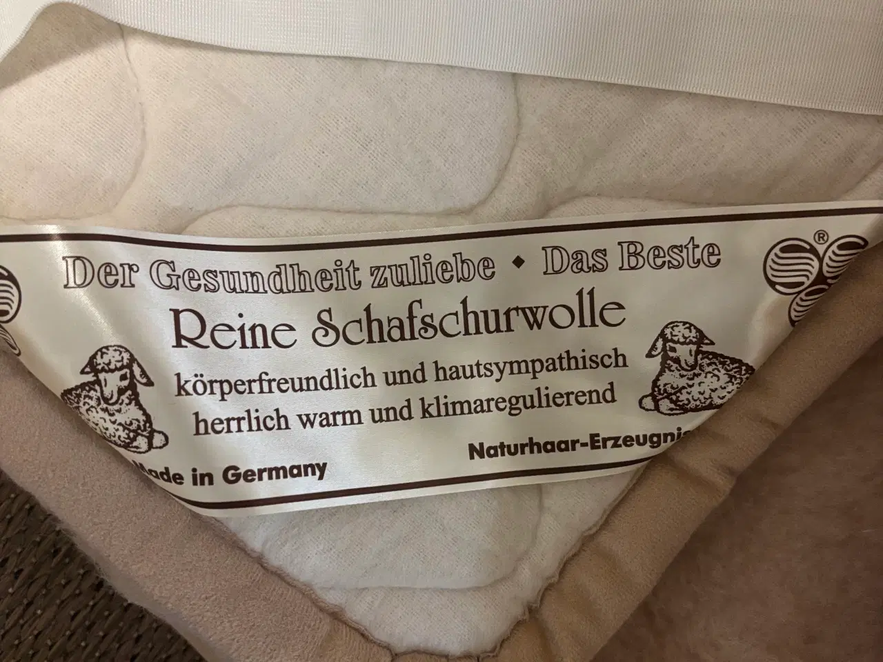 Billede 1 -  Uld varmetæppe til madras, god kvalitet