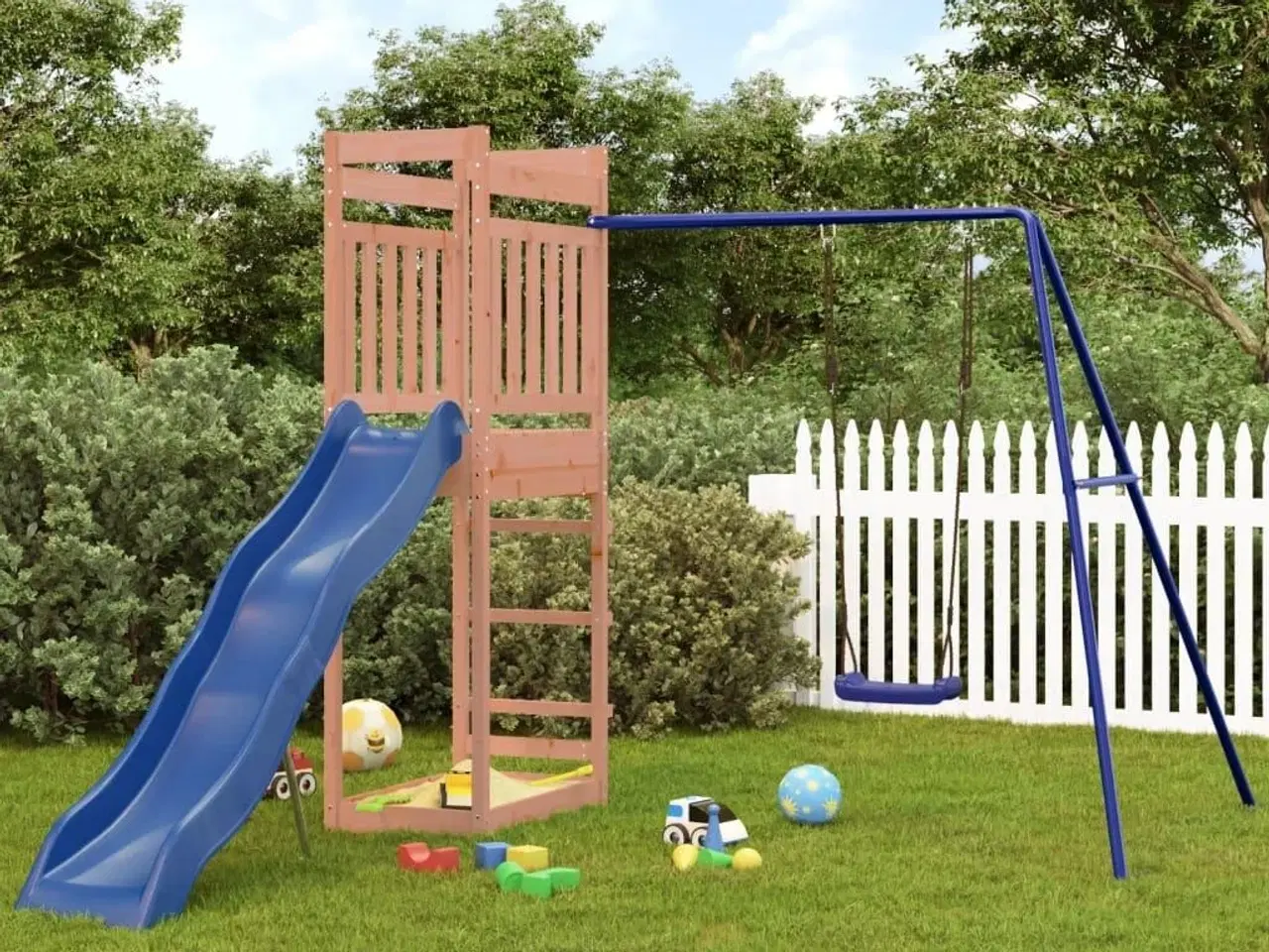 Billede 1 - Udendørs legesæt massivt douglasgran