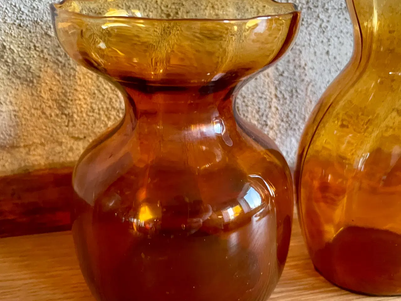 Billede 2 - Hyacint glas i rav farve