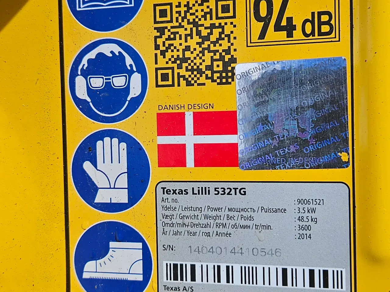 Billede 1 - Texas havefræser 